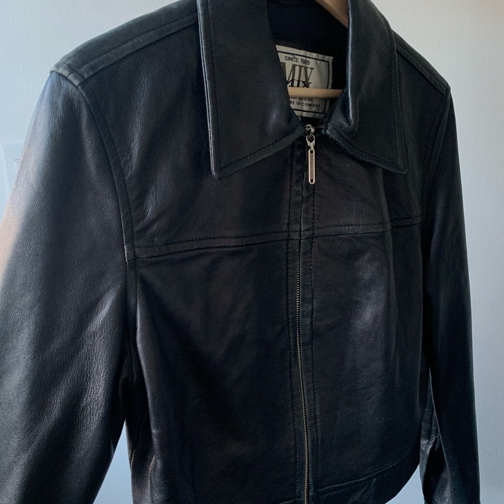 Classic Black Leather Jacket